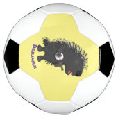 可愛いおもしろい山嵐遊の番所漫画 サッカーボール (回転)