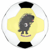 可愛いおもしろい山嵐遊の番所漫画 サッカーボール (正面)