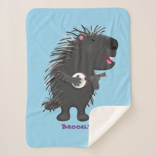 可愛いおもしろい山嵐遊の番所漫画 シェルパブランケット (正面)