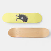 可愛いおもしろい山嵐遊の番所漫画 スケートボード (横)