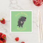 可愛いおもしろい山嵐遊の番所漫画 スタンダードカクテルナプキン (インサイチュ)