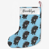 可愛いおもしろい山嵐遊の番所漫画 スモールクリスマスストッキング (裏面)