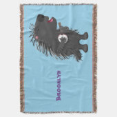 可愛いおもしろい山嵐遊の番所漫画 スローブランケット (正面縦)