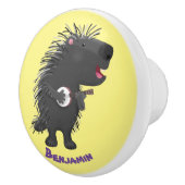 可愛いおもしろい山嵐遊の番所漫画 セラミックノブ (右)