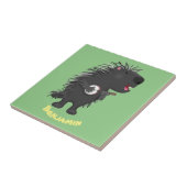 可愛いおもしろい山嵐遊の番所漫画 タイル (側面)