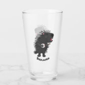 可愛いおもしろい山嵐遊の番所漫画 タンブラーグラス (裏面)