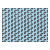 可愛いおもしろい山嵐遊の番所漫画 テーブルクロス (正面(横))