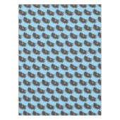 可愛いおもしろい山嵐遊の番所漫画 テーブルクロス (正面)