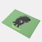 可愛いおもしろい山嵐遊の番所漫画 ドアマット (アングル)