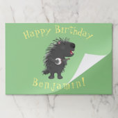 可愛いおもしろい山嵐遊の番所漫画 ペーパーパッド (折り畳み)