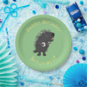 可愛いおもしろい山嵐遊の番所漫画 ペーパープレート (パーティー)