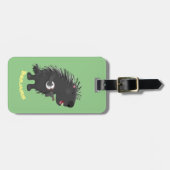 可愛いおもしろい山嵐遊の番所漫画 ラゲッジタグ (正面横)