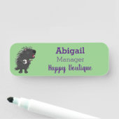 可愛いおもしろい山嵐遊の番所漫画 名札 (インサイチュ)