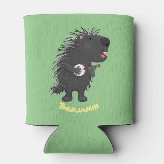 可愛いおもしろい山嵐遊の番所漫画 缶クーラー (裏面)