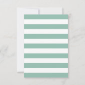 可愛いおもしろい怪物。アニマルキッズボーイ誕生日 サンキューカード (裏面)