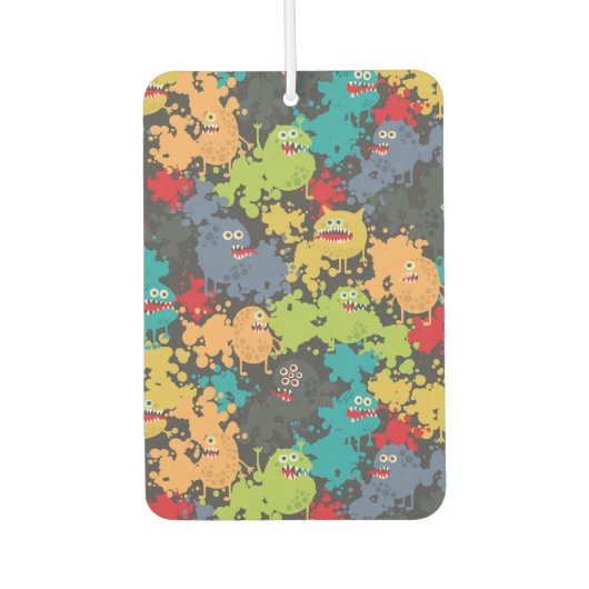 可愛いおもしろい怪物 カーエアーフレッシュナー (正面)