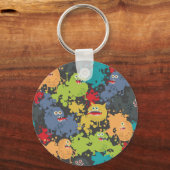 可愛いおもしろい怪物 キーホルダー (正面)