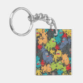 可愛いおもしろい怪物 キーホルダー (正面左)