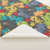 可愛いおもしろい怪物 シェルパブランケット (3/4)