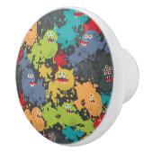 可愛いおもしろい怪物 セラミックノブ (右)