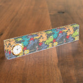 可愛いおもしろい怪物 デスクネームプレート (側面)