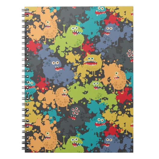 可愛いおもしろい怪物 ノートブック (正面)