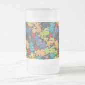 可愛いおもしろい怪物 フロストグラスビールジョッキ (中央)