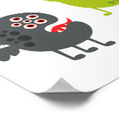 可愛いおもしろい怪物 ポスター (角)