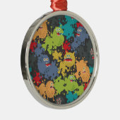 可愛いおもしろい怪物 メタルオーナメント (右)