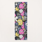 可愛いおもしろい怪物 ヨガマット (正面)