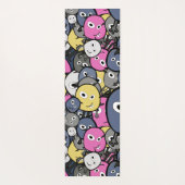 可愛いおもしろい怪物 ヨガマット (裏面)