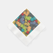 可愛いおもしろい怪物 縁ありカクテルナプキン (角)