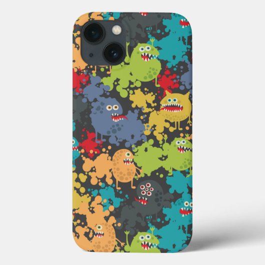 可愛いおもしろい怪物 Case-Mate iPhoneケース (裏面)