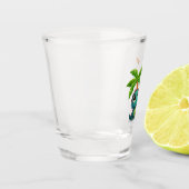 可愛いおもしろい恐竜 ショットグラス (左)