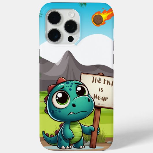 可愛いおもしろい恐竜 Case-Mate iPhoneケース (裏面)