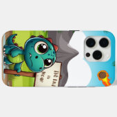 可愛いおもしろい恐竜 Case-Mate iPhoneケース (裏面 (横))