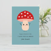 可愛いおもしろい愛するバレンタインおめでとう シーズンカード (スタンド正面)