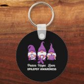 可愛いおもしろい格言平和ホープてんかん愛アワレネ キーホルダー (正面)