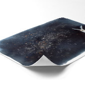 可愛いおもしろい水彩画抽象デザイン ポスター (角)