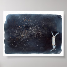 可愛いおもしろい水彩画抽象デザイン