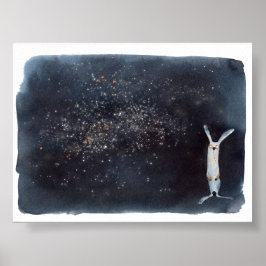 可愛いおもしろい水彩画抽象デザイン ポスター