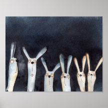 可愛いおもしろい水彩画抽象デザイン