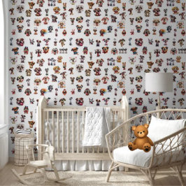 可愛いおもしろい水間抜け色の犬の子犬のパターン 壁紙