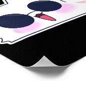 可愛いおもしろい猫アおもしろいニメミームNah五條C勝ち ポスター (角)