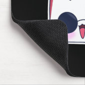 可愛いおもしろい猫アおもしろいニメミームNah五條C勝ち マウスパッド (コーナー)