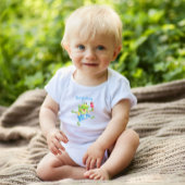 可愛いおもしろい男の子カエル青い女の子ベビーボディスーツ ベビーボディスーツ