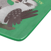 可愛いおもしろい笑い子神楽 カッティングボード (角)