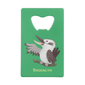 可愛いおもしろい笑い子神楽 クレジットカード栓抜き (裏面)