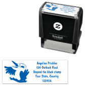 可愛いおもしろい笑い子神楽 セルフインキングスタンプ (インサイチュ)