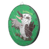 可愛いおもしろい笑い子神楽 ダーツボード (正面右)